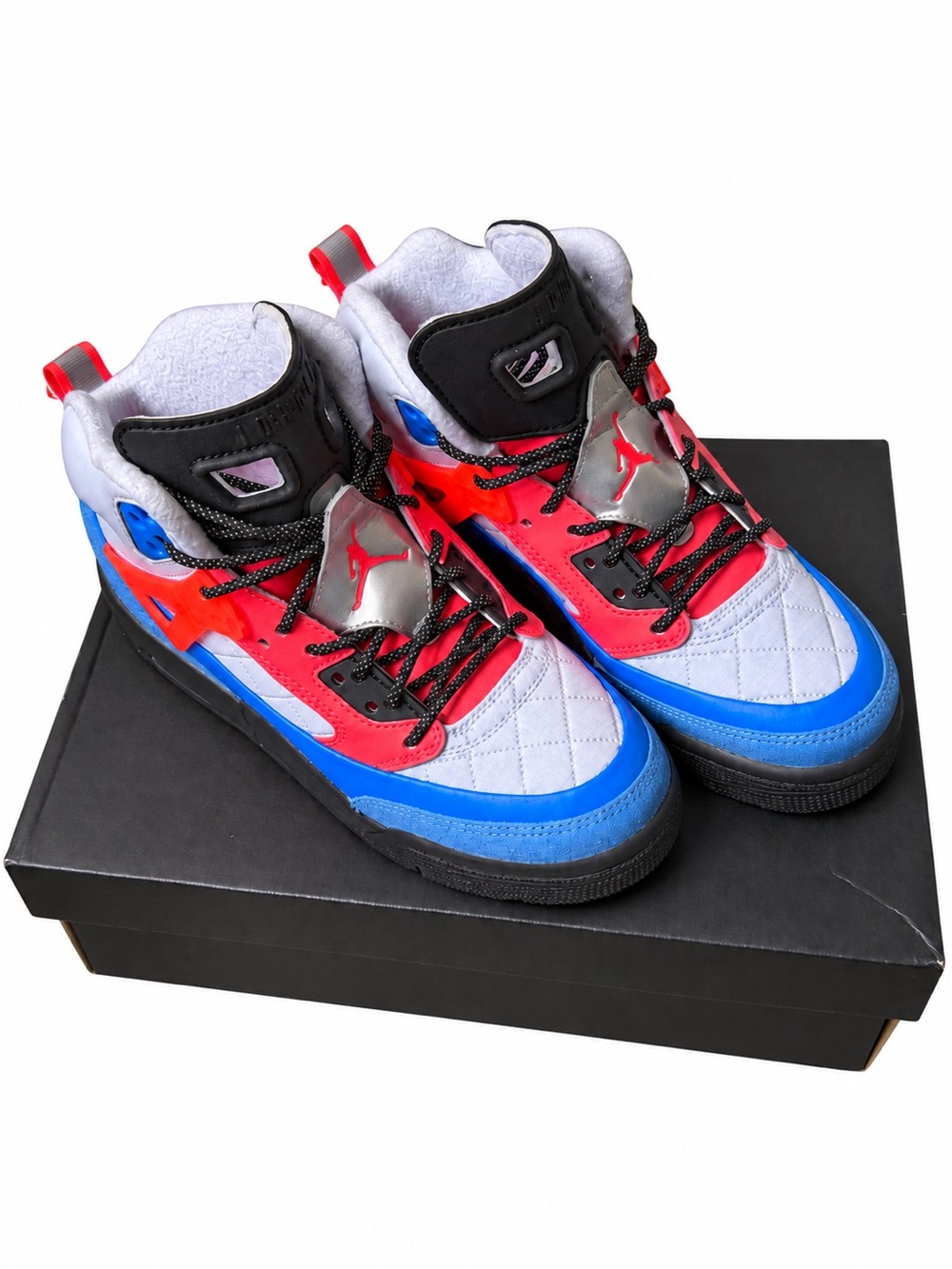 Jordan Winterized Spizike GS Ghost Hot Lava Photo Blue Size 6Y Women’s 7.5 NIB